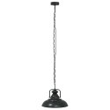 LAMPA WISZĄCA E27 CZARNA Ø 31CM ŻELAZO