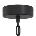 LAMPA WISZĄCA E27 CZARNA Ø 31CM ŻELAZO