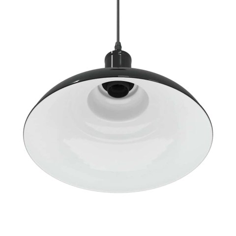 LAMPA WISZĄCA Z REGULACJĄ WYSOKOŚCI E27 POŁYSK CZARNY METAL