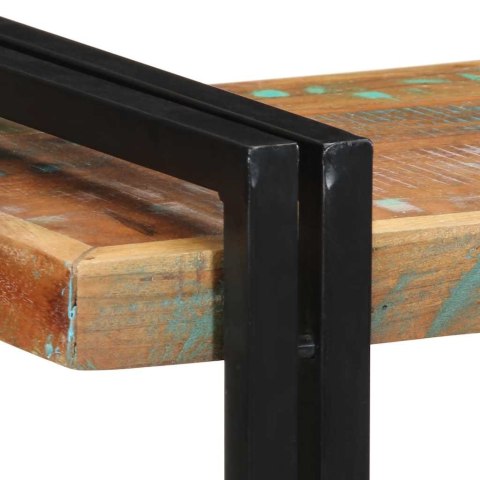 PÓŁKA ŚCIENNA WIELOKOLOROWA LITE DREWNO ODZYSKANE