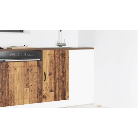 SZAFKA POD ZLEWOZMYWAK „LUCCA" STARE DREWNO 86X46X81,5CM
