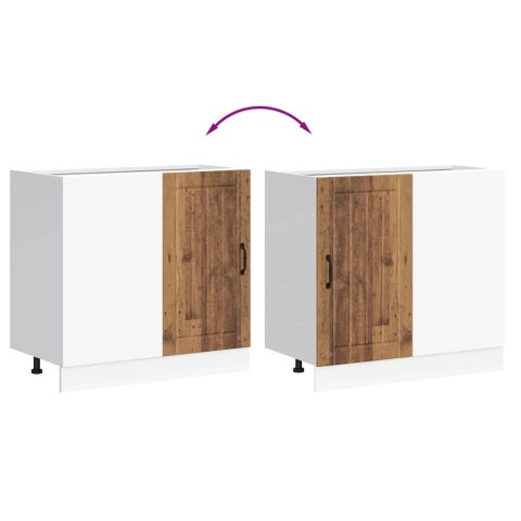 SZAFKA POD ZLEWOZMYWAK „LUCCA" STARE DREWNO 86X46X81,5CM
