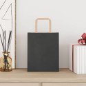 TORBY PAPIEROWE 250 SZT. Z UCHWYTAMI CZARNE 18X8X22CM