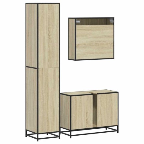 3-CZ. ZESTAW MEBLI ŁAZIENKOWYCH KOLOR DĄB SONOMA