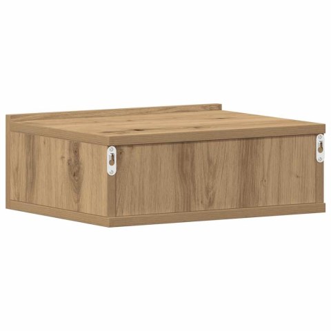 PŁYWAJĄCA SZAFKA NOCNA ARTISAN OAK 40X32X15CM DREWNO KLEJONE