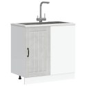 SZAFKA KUCHENNA DOLNA POD ZLEW "LUCCA" BETON SZARY 86X46X81,5CM