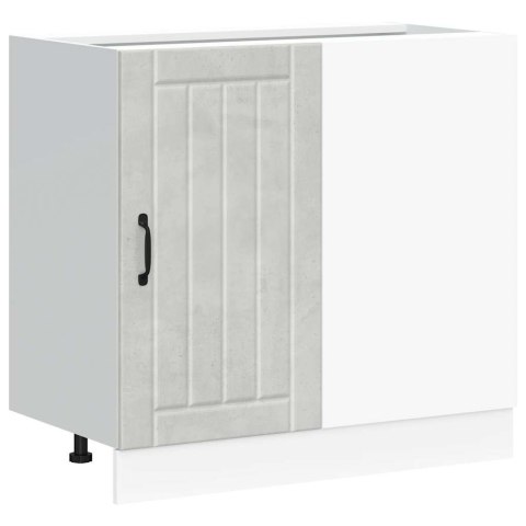 SZAFKA KUCHENNA DOLNA POD ZLEW "LUCCA" BETON SZARY 86X46X81,5CM