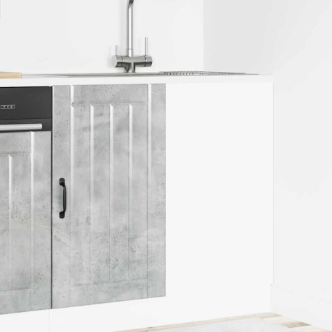 SZAFKA KUCHENNA DOLNA POD ZLEW "LUCCA" BETON SZARY 86X46X81,5CM