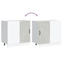 SZAFKA KUCHENNA DOLNA POD ZLEW "LUCCA" BETON SZARY 86X46X81,5CM
