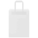 TORBY PAPIEROWE 250 SZT. Z UCHWYTAMI BIAŁE 21X11X28CM