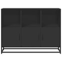 KOMODA CZARNA 100X35X76CM