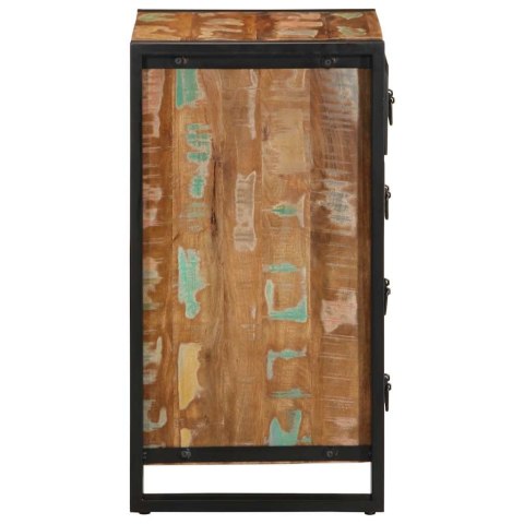 KOMODA WIELOKOLOROWA 40X40X90CM LITE DREWNO Z ODZYSKU