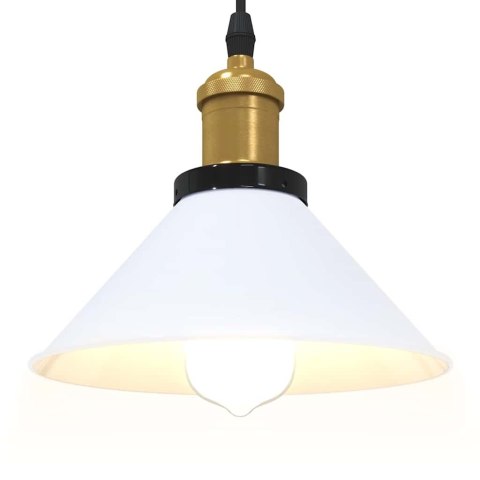 LAMPA WISZĄCA Z REGULACJĄ WYSOKOŚCI E27 POŁYSK BIAŁY