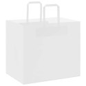 TORBY PAPIEROWE 250 SZT. Z UCHWYTAMI BIAŁE 32X22X28CM