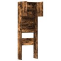 SZAFKA POD PRALKĘ DĄB WĘDZONY 64X24X190CM DREWNO KLEJONE