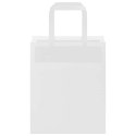 TORBY PAPIEROWE 250 SZT. Z UCHWYTAMI BIAŁE 18X8X22CM