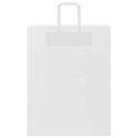TORBY PAPIEROWE 250 SZT. Z UCHWYTAMI BIAŁE 32X12X42CM