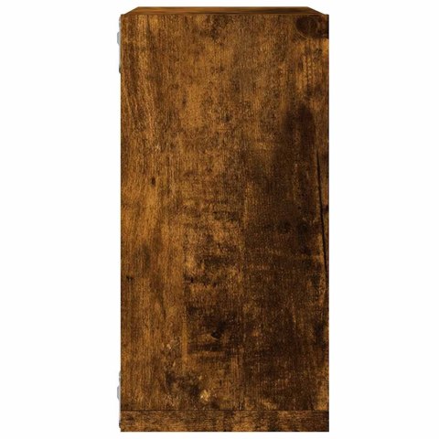 PÓŁKI ŚCIENNE CUBE 2 SZT. DĄB WĘDZONY 30X15X30CM