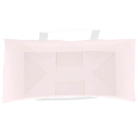 TORBY PAPIEROWE 250 SZT. Z UCHWYTAMI RÓŻOWE 18X8X22CM