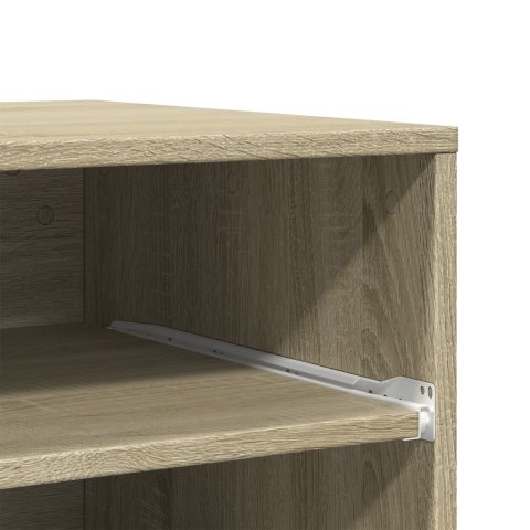 SZAFKA POD DRUKARKĘ Z KÓŁKAMI DĄB SONOMA 60X48X74CM