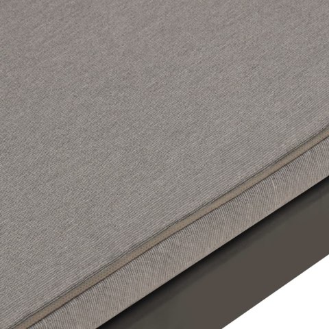 3-CZ. ZESTAW WYPOCZYNKOWY DO OGRODU PODUSZKI PLASTIK SZARY