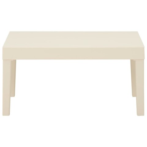 4-CZ. ZESTAW WYPOCZYNKOWY DO OGRODU PODUSZKI PLASTIK BIAŁY