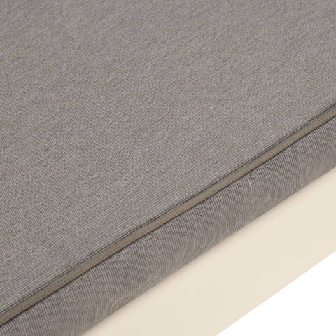 4-CZ. ZESTAW WYPOCZYNKOWY DO OGRODU PODUSZKI PLASTIK BIAŁY