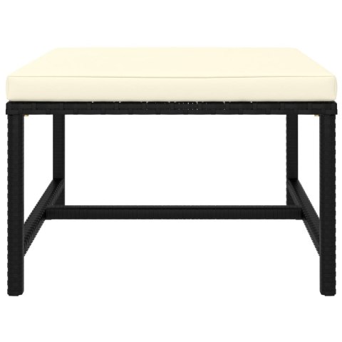 9-CZ. ZESTAW WYPOCZYNKOWY DO OGRODU PODUSZKI RATTAN PE CZARNY