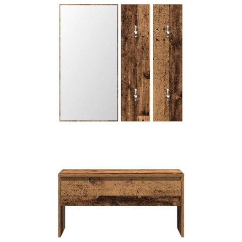 ZESTAW MEBLI DO PRZEDPOKOJU STARE DREWNO