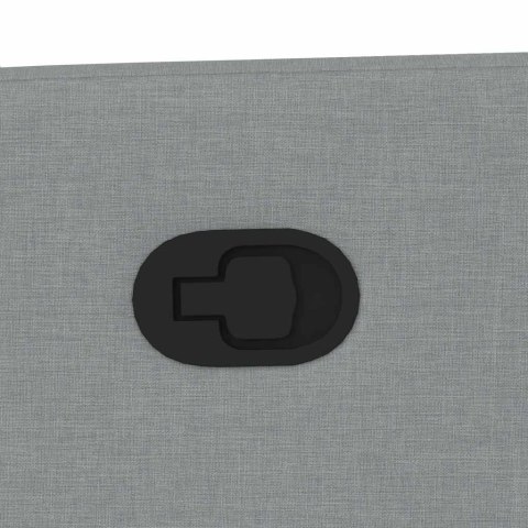 FOTEL ROZKŁADANY JASNOSZARY TAPICEROWANY TKANINĄ