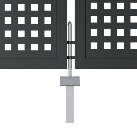 BRAMA OGRODOWA ANTRACYTOWA 300X150CM STAL