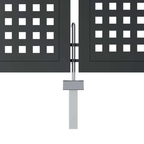 BRAMA OGRODOWA ANTRACYTOWA 400X150CM STAL