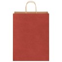 VidaXL Torby papierowe 250 szt. z uchwytami czerwone 32x12x42 cm