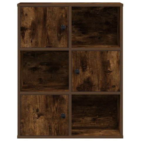 REGAŁ PRZYDYMIONY DĄB 60X24X76,5CM