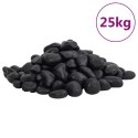 POLEROWANE KAMYKI 25KG CZARNE 2-5CM