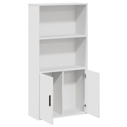 REGAŁ NA KSIĄŻKI BIAŁA 60X24X120CM