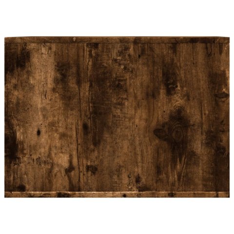 SZAFKA NA KUWETĘ DOMEK DLA KOTA STOLIK UKRYTA KUWETA PRZYDYMIONY DĄB 47X59X42CM