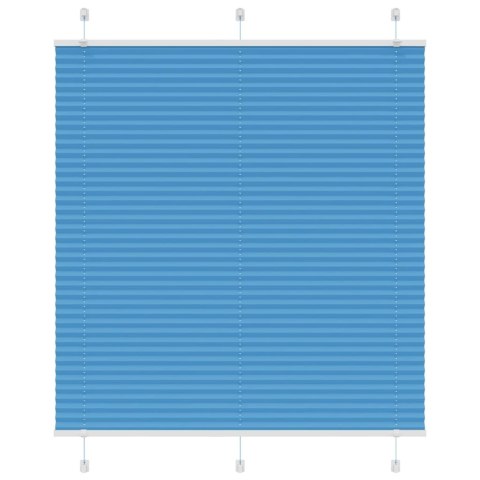 ROLETA PLISOWANA NIEBIESKA 115X150CM SZEROKOŚĆ TKANINY 114,4CM