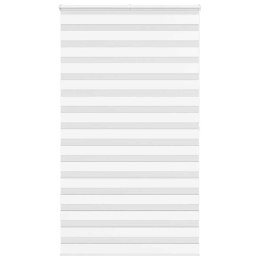 ROLETA ZEBRA BIAŁA SZEROKOŚĆ TKANINY 120,9CM POLIESTER