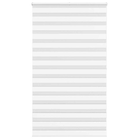 ROLETA ZEBRA BIAŁA SZEROKOŚĆ TKANINY 120,9CM POLIESTER