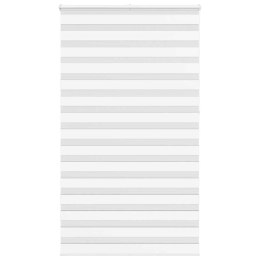 ROLETA ZEBRA BIAŁA SZEROKOŚĆ TKANINY 130,9CM POLIESTER