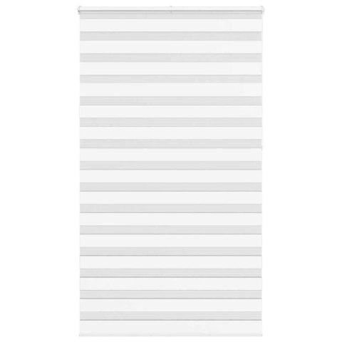 ROLETA ZEBRA BIAŁA SZEROKOŚĆ TKANINY 130,9CM POLIESTER