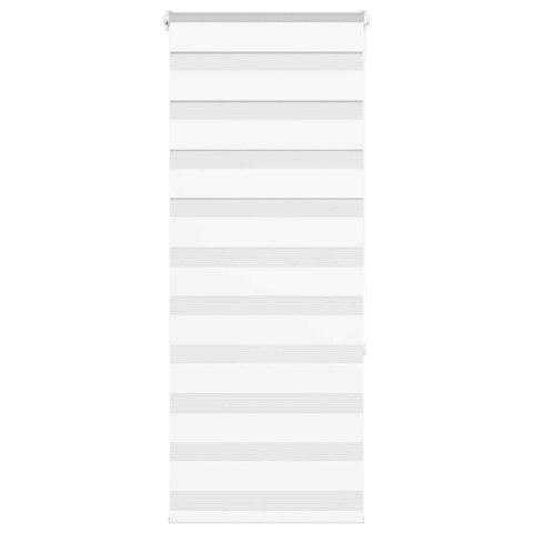 ROLETA ZEBRA BIAŁA SZEROKOŚĆ TKANINY 50,9CM POLIESTER