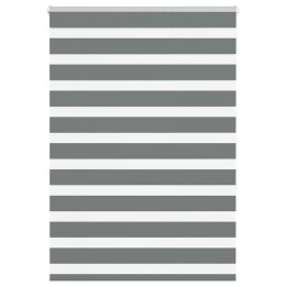 ROLETA ZEBRA CIEMNOSZARA SZEROKOŚĆ TKANINY 100,9CM POLIESTER