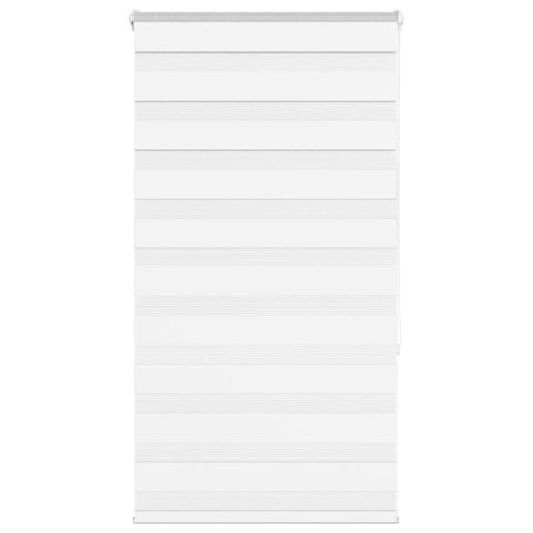 ROLETA ZEBRA BIAŁA SZEROKOŚĆ TKANINY 70,9CM POLIESTER