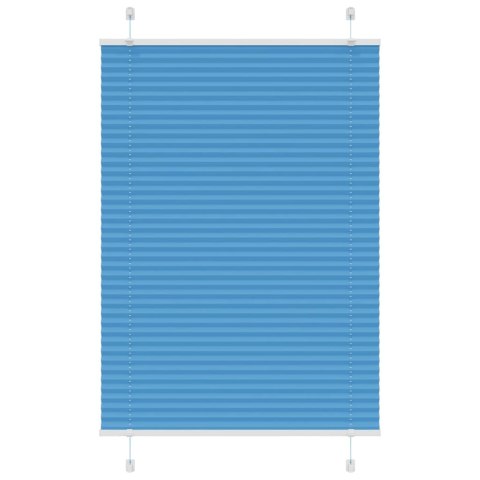 ROLETA PLISOWANA NIEBIESKA 90X100CM SZEROKOŚĆ TKANINY 89,4CM