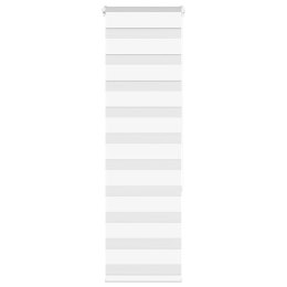 ROLETA ZEBRA BIAŁA SZEROKOŚĆ TKANINY 45,9CM POLIESTER