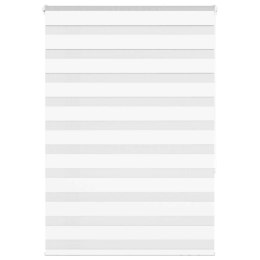 ROLETA ZEBRA BIAŁA SZEROKOŚĆ TKANINY 110,9CM POLIESTER