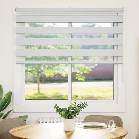 ROLETA ZEBRA BIAŁA SZEROKOŚĆ TKANINY 140,9CM POLIESTER