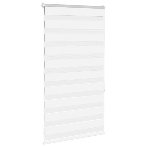 ROLETA ZEBRA BIAŁA SZEROKOŚĆ TKANINY 75,9CM POLIESTER